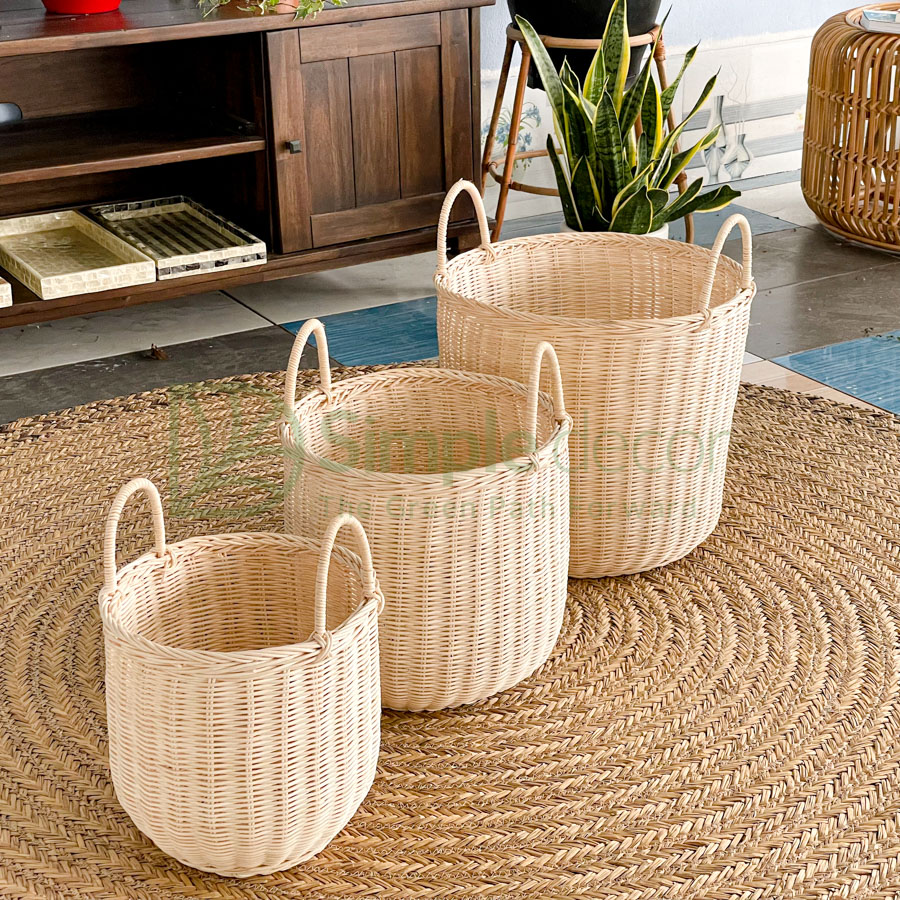 Source Hot Fashion Eco-friendly Boho Wicker Rattan Heart Shaped Storage  Basket Picnic Basket made in Vietnam on m.