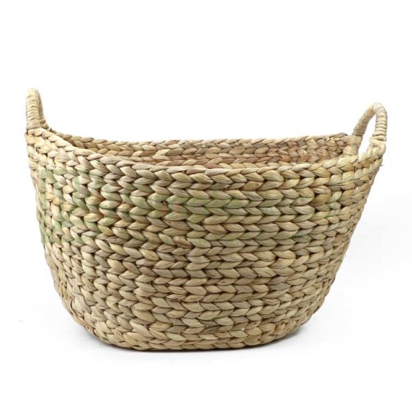 Water Hyacinth Storage Basket Tight Weave Wholesale