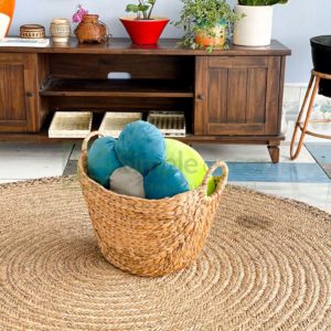 Water Hyacinth Storage Basket Tight Weave Wholesale