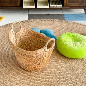 Water Hyacinth Storage Basket Tight Weave Wholesale