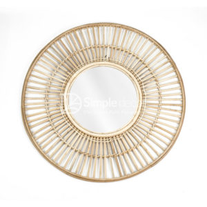 Round Rattan mirror wholeasle vietnam