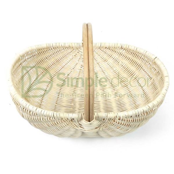 White Rattan Picnic Basket Wholesale