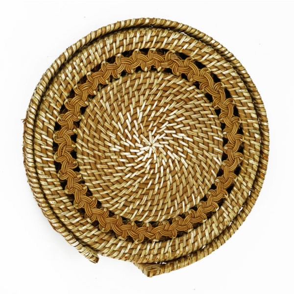 New Overlapping Wicker Rattan Placemat