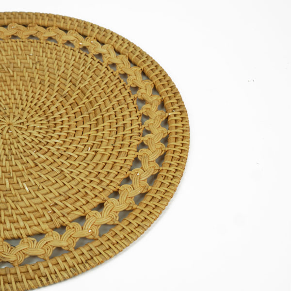 New Overlapping Wicker Rattan Placemat