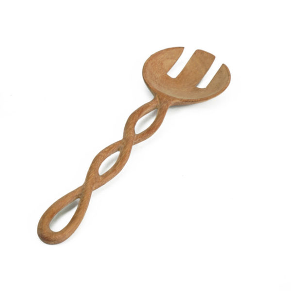 Wooden Spoon with Swirly Handle