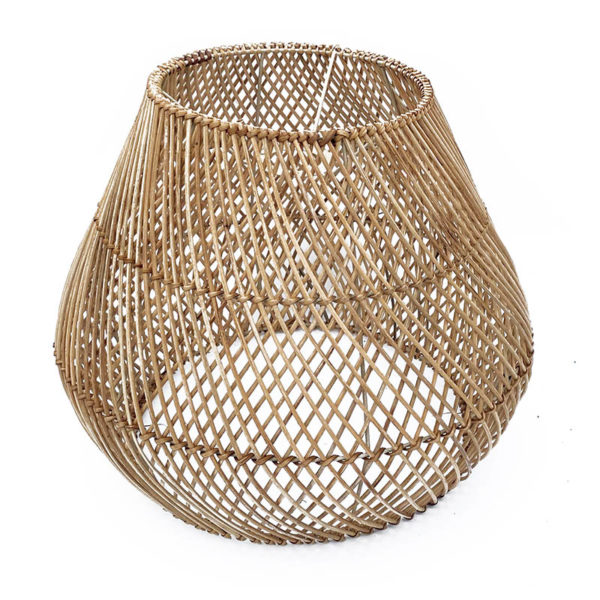 Diamond Natural Rattan Woven Lampshade Wholesale