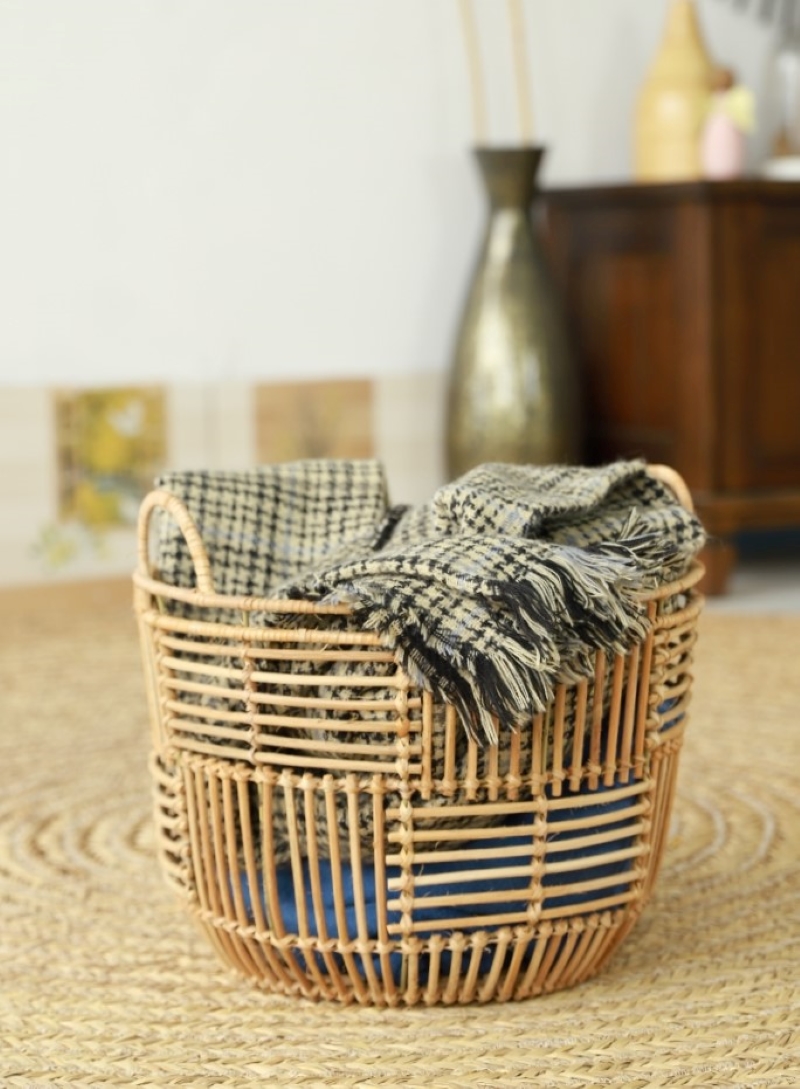 Summer Rattan Storage Basket Manufacturer