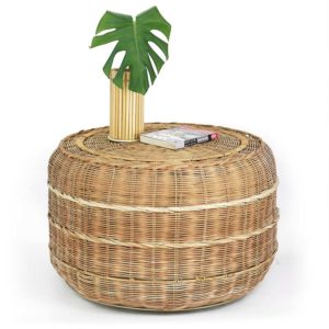 Wicker Rattan Scatter Table Wholesale