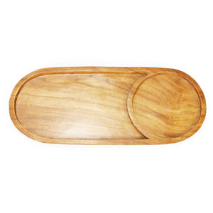 Oval Wooden Serving Tray Manufacturer In Vietnam