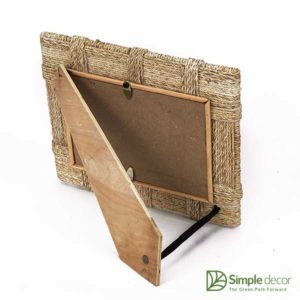 Jute picture frame wholesale