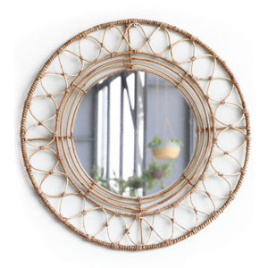 rattan round mirror wholesale