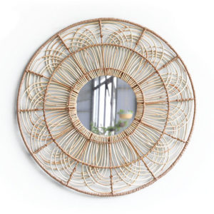 Rattan Round Mirror Wall Decor Wholesale