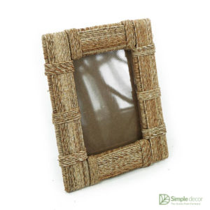 Jute picture frame wholesale