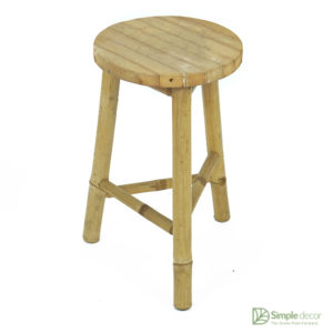 Round Bamboo Stool Wholesale