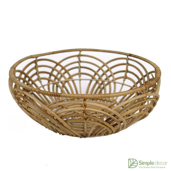 Rattan storage baskets