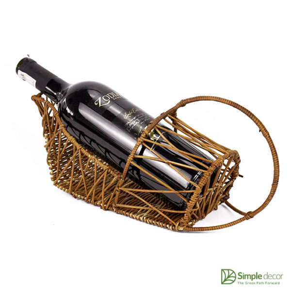 Rattan Wine Bottle Holder Rack Wholesale