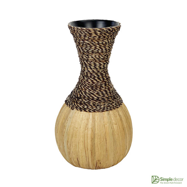 Wholesale Water Hyacinth Handwoven Vase for Home Decor Made in Vietnam ...