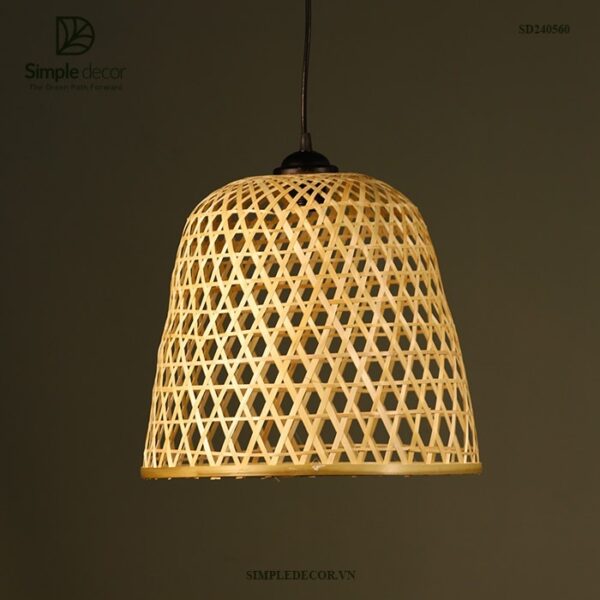 lamp made of bamboo